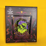 Disney Nightmare Before Christmas Oogie Boogie Glow Dark LE 3" Pin