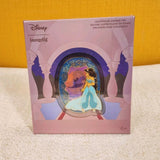 Princess Jasmine Lenticular Scene Aladdin Carpet Ride 3" LE Pin