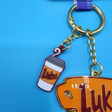 Loungefly Gilmore Girls Luke's Diner Coffee Cup Charm Scented Keychain