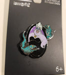 The Little Mermaid Ursula with Eels Enamel Pin