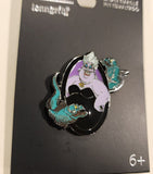 The Little Mermaid Ursula with Eels Enamel Pin