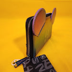 Mickey Mouse Oil Slick Iridescent Cosplay Zip Around Wallet
