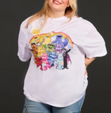 Cakeworthy Care Bears x Sesame Street Drop Sleeve Tee Shirt Unisex Medium NEW