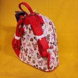 Loungefly Disney Mickey Mouse & Minnie Mouse Sweet Treats AOP Mini Backpack