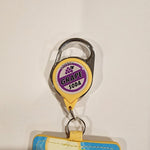 Pixar UP Carl & Ellie Picnic Retractable Lanyard ID Holder