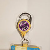 Pixar UP Carl & Ellie Picnic Retractable Lanyard ID Holder