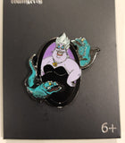 The Little Mermaid Ursula with Eels Enamel Pin