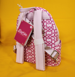 Loungefly Barbie The Movie Logo Pink Barbiecore Mini Backpack