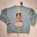 Princess Anime Tiana Sweatshirt Crewneck Pullover Womens L