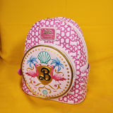 Loungefly Barbie The Movie Logo Pink Barbiecore Mini Backpack