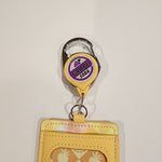 Pixar UP Carl & Ellie Picnic Retractable Lanyard ID Holder