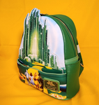 Loungefly The Wizard of Oz Emerald City Glow-in-the-Dark Green Mini Backpack NEW