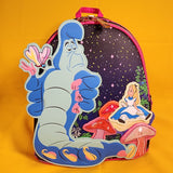 Loungefly Disney Alice in Wonderland Caterpillar & Alice Mushroom Mini Backpack