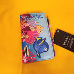 Loungefly Disney Pixar Finding Nemo Dory, Marlin, & Nemo Flap Glitter Wallet