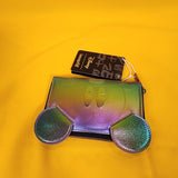 Mickey Mouse Oil Slick Iridescent Cosplay Zip Around Wallet