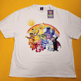 Cakeworthy Care Bears x Sesame Street Drop Sleeve Tee Shirt Unisex Medium NEW