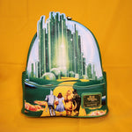 Loungefly The Wizard of Oz Emerald City Glow-in-the-Dark Green Mini Backpack NEW