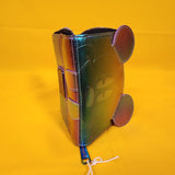 Mickey Mouse Oil Slick Iridescent Cosplay Zip Around Wallet