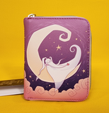 Loungefly The Nightmare Before Christmas Zero Moon Sleepy Zip Around Wallet