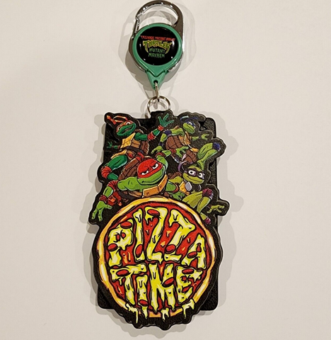 Teenage Mutant Ninja Turtles Pizza Time Group Lanyard ID Holder