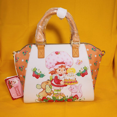 Strawberry Shortcake & Friends Birthday Cake Satchel Handbag