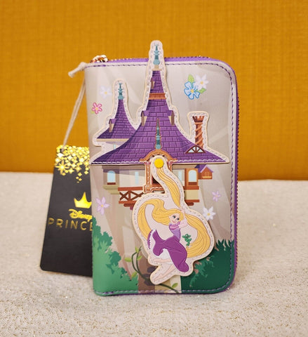 Tangled Rapunzel Swinging From Tower Wallet