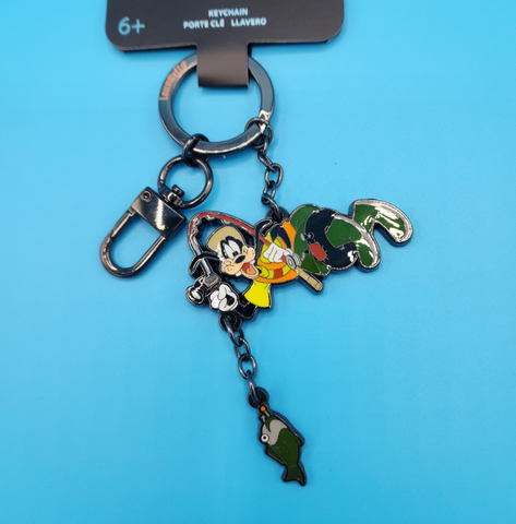 A Goofy Movie Goofy Fishing Dangling Keychain Charm