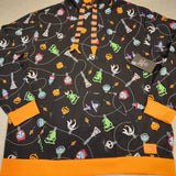 NBC Christmas Tree String Ornaments Unisex Hoodie Size XLarge