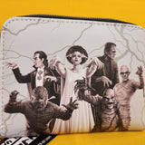 Loungefly Universal Monsters Glow-In-The-Dark Zip Around Wallet Halloween