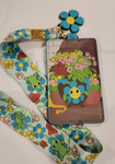 Tangled Rapunzel Pascal Flowers Lanyard