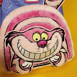 Loungefly Disney Alice in Wonderland Cheshire Cat Fuzzy Pink Mini Backpack