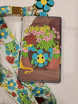 Tangled Rapunzel Pascal Flowers Lanyard