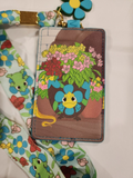 Tangled Rapunzel Pascal Flowers Lanyard