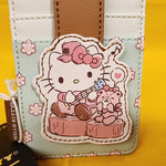 Loungefly Sanrio Hello Kitty Tiny Chum Camping Sing Along Cardholder Wallet