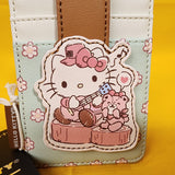 Loungefly Sanrio Hello Kitty Tiny Chum Camping Sing Along Cardholder Wallet