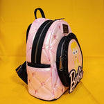 Barbie Iridescent the Original Barbie 1959 Quilted Pink Mini Backpack