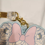 Minnie Mouse Bow Floral Figural Lanyard ID Holder
