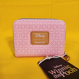 Loungefly Disney Winnie The Pooh ad Friends Valentine's Day Heart Zip Wallet
