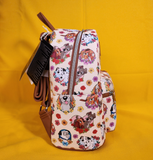 Loungefly Disney Dogs Floral Portaits Hearts AOP Mini Backpack