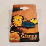 the Garfield Movie 2024 Garfield Oddie Food Bowl Enamel Pin