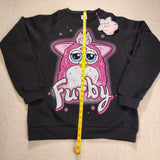 Furby 90s Airbrush Sweatshirt Crewneck Pullover Unisex Size M