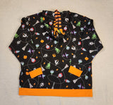 NBC Christmas Tree String Ornaments Unisex Hoodie Size XLarge