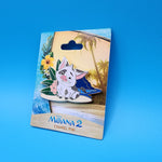 Disney Moana 2 PUA Pig Plumeria Flower Enamel Pin Monogram