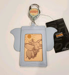 Dumbo Elephant Ears Floral Retractable Lanyard ID Holder