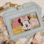 Minnie Mouse Bow Floral Figural Lanyard ID Holder