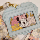Minnie Mouse Bow Floral Figural Lanyard ID Holder