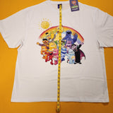 Cakeworthy Care Bears x Sesame Street Drop Sleeve Tee Shirt Unisex Large