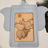 Dumbo Elephant Ears Floral Retractable Lanyard ID Holder