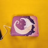Loungefly The Nightmare Before Christmas Zero Moon Sleepy Zip Around Wallet