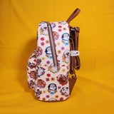 Loungefly Disney Dogs Floral Portaits Hearts AOP Mini Backpack